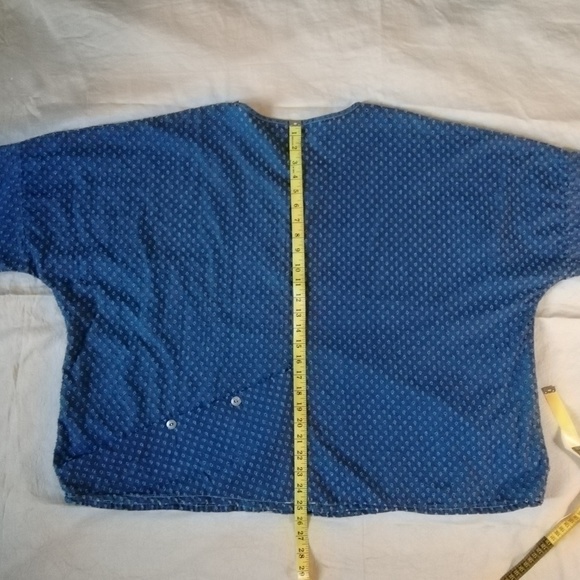 Lace perforated light denim Tunic 1 2 3 X - Picture 5 of 7